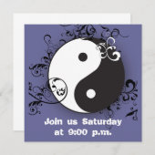 陰陽スクロール 招待状 (正面/裏面)