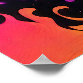 陰陽スピリチュアル調和 ポスター (角)