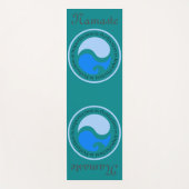 陰陽ターコイズトレーニング、ピラティス及び ヨガマット (正面)