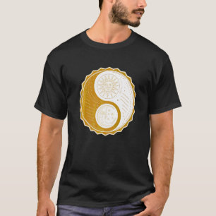陰陽ダークエステティックグランジシンボルオカルトペイガン Tシャツ