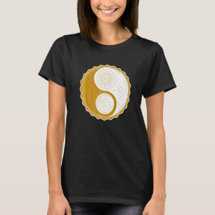 陰陽ダークエステティックグランジシンボルオカルトペイガン Tシャツ