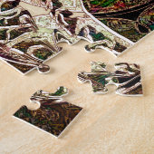 陰陽ツリーオブライフタン ジグソーパズル (側面)