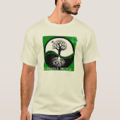 陰陽ツリーリサイクルTシャツ Tシャツ (正面)