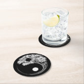 陰陽ツリー ラウンドペーパーコースター (インサイチュ)