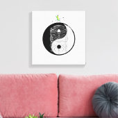 陰陽ティキウォリアマスク キャンバスプリント (インサイチュ (リビング))