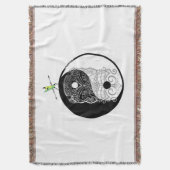 陰陽ティキウォリアマスク スローブランケット (正面縦)