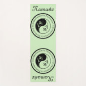 陰陽ティーグリーントレーニング、ピラティスと ヨガマット (正面)