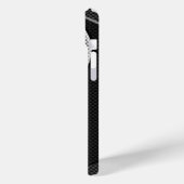 陰陽デザイン中の炭素繊維プリントスタイル Case-Mate iPhoneケース (裏面 / 左)