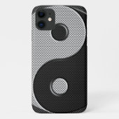 陰陽デザイン中の炭素繊維プリントスタイル Case-Mate iPhoneケース (裏面)