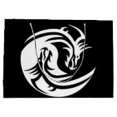 陰陽ドラゴン抱き枕 ラージペーパーバッグ (裏面)