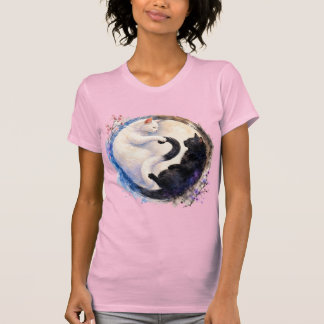 陰陽ネコ Tシャツ