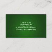 陰陽ハス花 – 白黒大理石 名刺 (裏面)