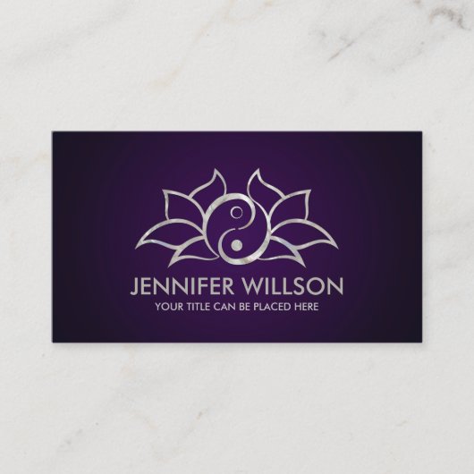 陰陽ハス花 – 真珠の母 名刺 (正面)