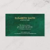 陰陽ハス鍼灸針 名刺 (裏面)