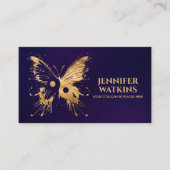 陰陽バタフライ - 飛翔のバランス 名刺 (正面)