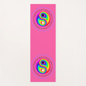 陰陽バラトレーニング、ピラティス及び ヨガマット (正面)