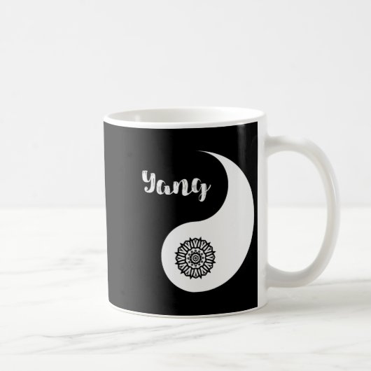 陰陽バレンタインデー 可愛いペアデザイン コーヒーマグカップ (右)