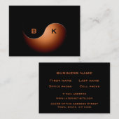 陰陽ビジネス – コーヒー 名刺 (正面/裏面)