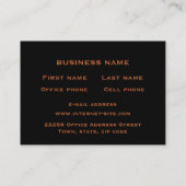 陰陽ビジネス – コーヒー 名刺 (裏面)