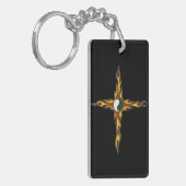 陰陽ファイアクロス キーホルダー (正面左)
