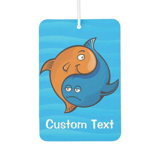 陰陽フィッシュマンガカーエアフレッシュナー カーエアーフレッシュナー (正面)