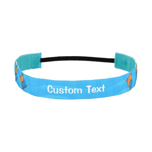 陰陽フィッシュマンガ運動競技ヘッドバンド アスレチックヘッドバンド (正面)