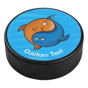 陰陽フィッシュ漫画ホッケーパック アイスホッケーパック