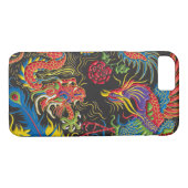 陰陽フェニックスおよびドラゴンのiPhone 7の場合 Case-Mate iPhoneケース (裏面(横))