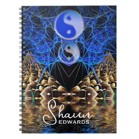 陰陽フラクタルの表示 ノートブック (正面)