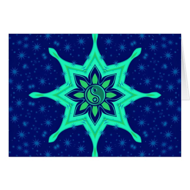 陰陽フラワースターズカード (正面横)