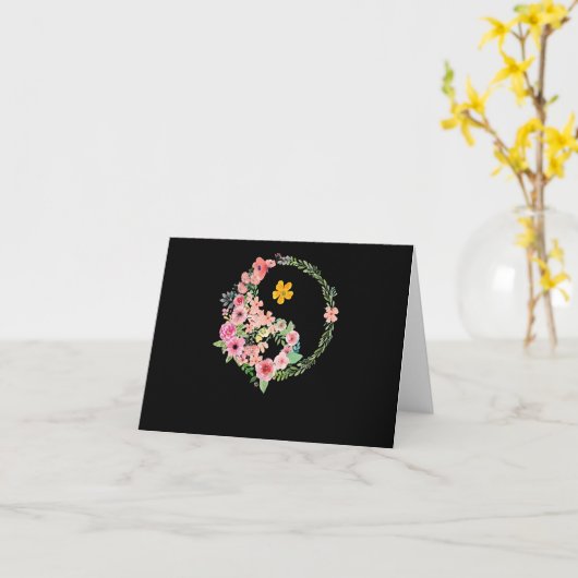 陰陽フローラ カード (黄色い花)