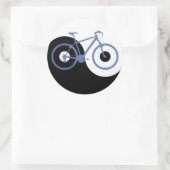 陰陽ブルー自転車 ラウンドシール (バッグ)