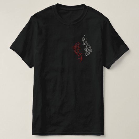 陰陽プリントTシャツ Tシャツ (デザイン正面)