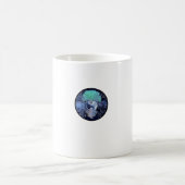 陰陽プルオーバーの生命地球の木と宇宙 コーヒーマグカップ (中央)