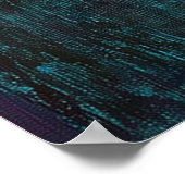 陰陽ポスターアートカラフル – ヨガポスター ポスター (角)