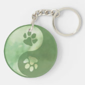 陰陽ポーグリーンキーチェーン キーホルダー (裏面)