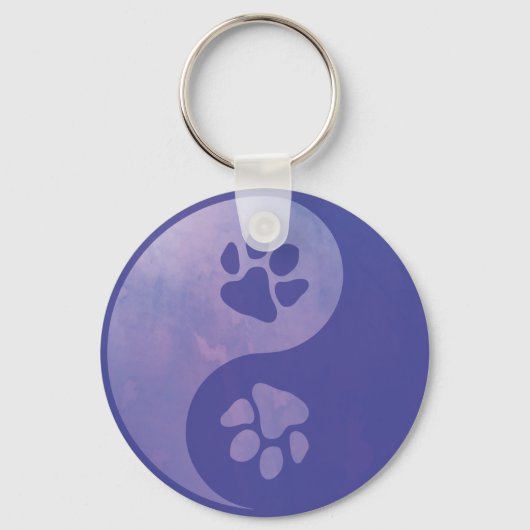 陰陽ポーパープルキーチェーン キーホルダー (正面)