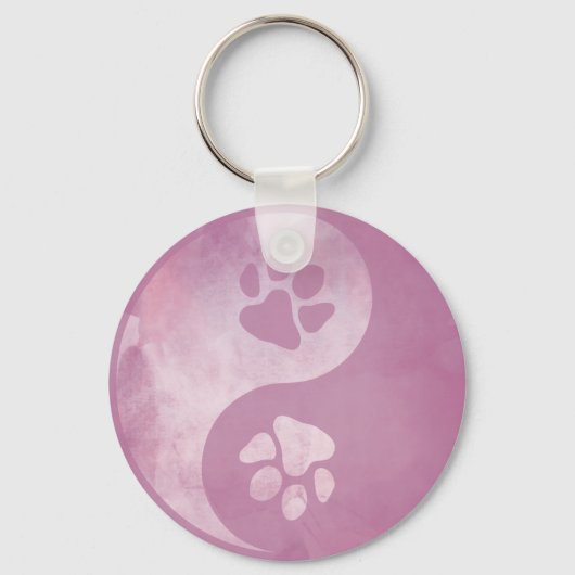 陰陽ポーピンクキーチェーン キーホルダー (正面)