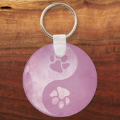 陰陽ポーピンクキーチェーン キーホルダー (裏面)