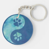 陰陽ポーブルーキーチェーン キーホルダー (裏面)