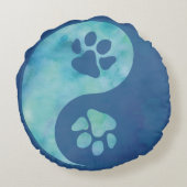 陰陽ポーブルー ラウンドクッション (裏面)