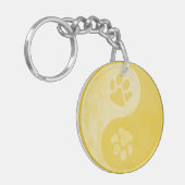 陰陽ポー金ゴールド キーホルダー (正面左)