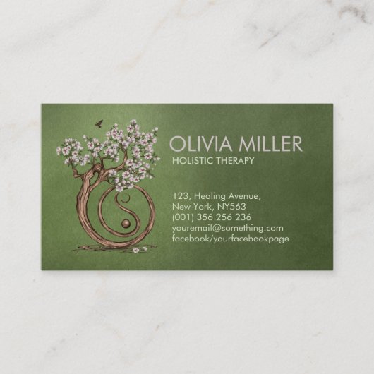 陰陽マグノリアブロッサムツリー 名刺 (正面)