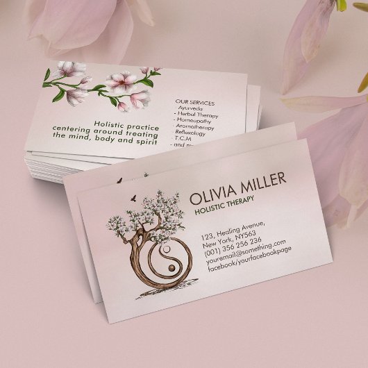 陰陽マグノリアブロッサムツリー 名刺