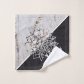 陰陽マンダラオンマーブル#1 バスタオルセット (ウォッシュタオル)