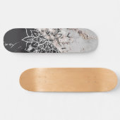 陰陽マンダラオン大理石#1 スケートボード (横)