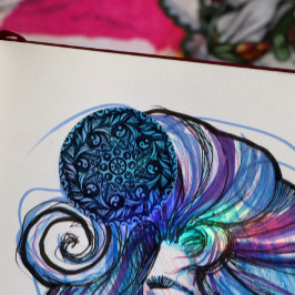 陰陽マンダラ自然フローラフラワーマンダラス ラウンドシール