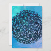 陰陽マンダラ 自然 花 花マンダラ 招待状 (正面)