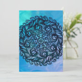 陰陽マンダラ 自然 花 花マンダラ 招待状 (スタンド正面)