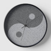 陰陽ミュージックノート 壁時計 (正面)